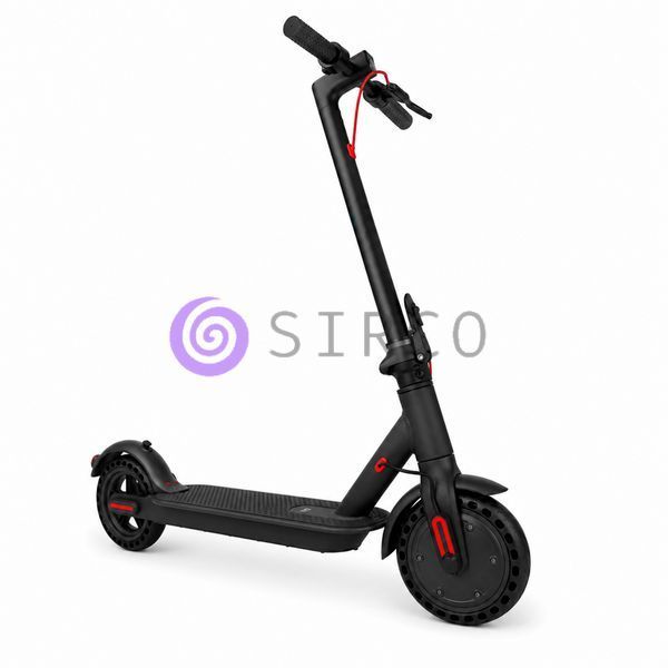 Складний міський електросамокат з ліхтарем і підніжкою E-Scooter Premium M365 600W Чорний 13k01p110 фото