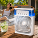 Портативный настольный мини кондиционер Arctic Air Cooler Fan ICE с подсветкой, 3 режима Белый (X26) 01k07p145v1 фото 1
