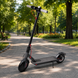 Складний міський електросамокат з ліхтарем і підніжкою E-Scooter Premium M365 600W Чорний 13k01p110 фото 1