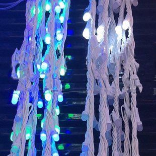 Гирлянда Водопад белый провод белая матовая круглая лампа 3,0мХ2,0м 400LED (белый) (EM) 12k01p049 фото