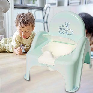 Горшок &ndash; стульчик для деток "Зайчики" (Мятный) Tega Baby/KR-012-105/(SB) 03k20p044v1 фото