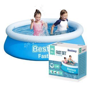 Надувний сімейний басейн Bestway 57392 Fast Set&trade; 183&times;51 см 02k12p247 фото