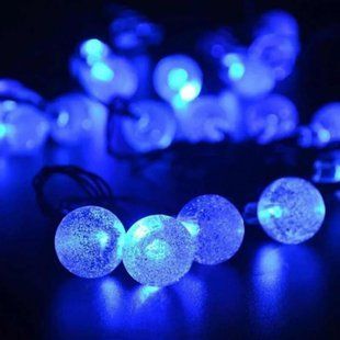 Новогодняя гирлянда Штора "Хрусталь" 200 Led синяя 4 х 2 м (прозрачный провод) 12k01p114v1 фото
