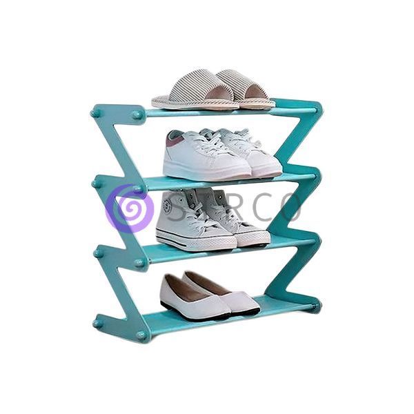 Полиця для взуття z-shaped shoe rack блакитний (ART-ZSHELF) 01k04p026v2 фото