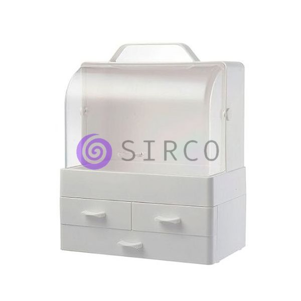 Органайзер для косметики вместительный Cosmetic Storgae Box GW-880 БЕЛЫЙ/205 07k04p136 фото
