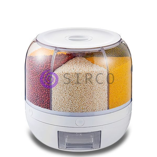 Органайзер CCN 6027 для круп с дозатором 10 л белый/AB-293 10k10p219v1 фото