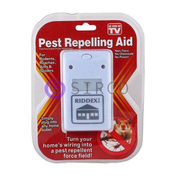 Електромагнітний відлякувач від комах та гризунів RIDDEX Pest Repelling Aid (225) 01k11p015 фото