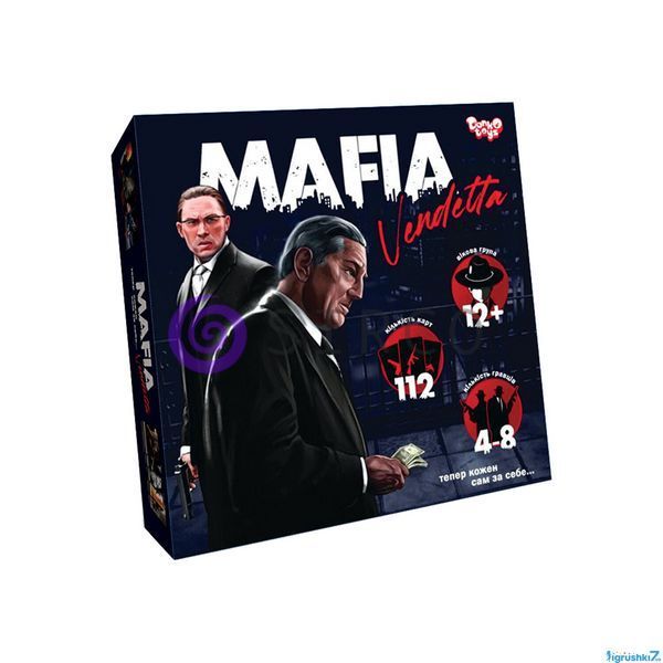 Настільна гра для всієї родини "Мафія Вендетта" українською (IGR24) 03k02p012 фото