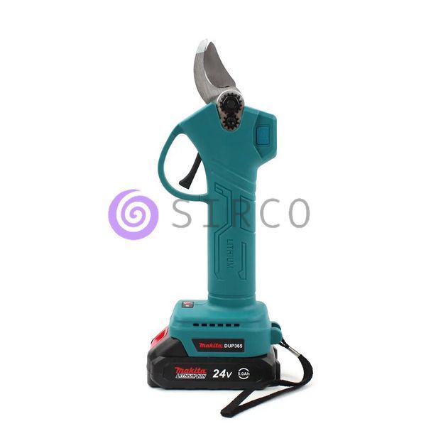 Акумуляторний потужний секатор Makita DUP365 (24V, 5Ah) для обрізки рослин і дерев у кейсі 09k08p015 фото