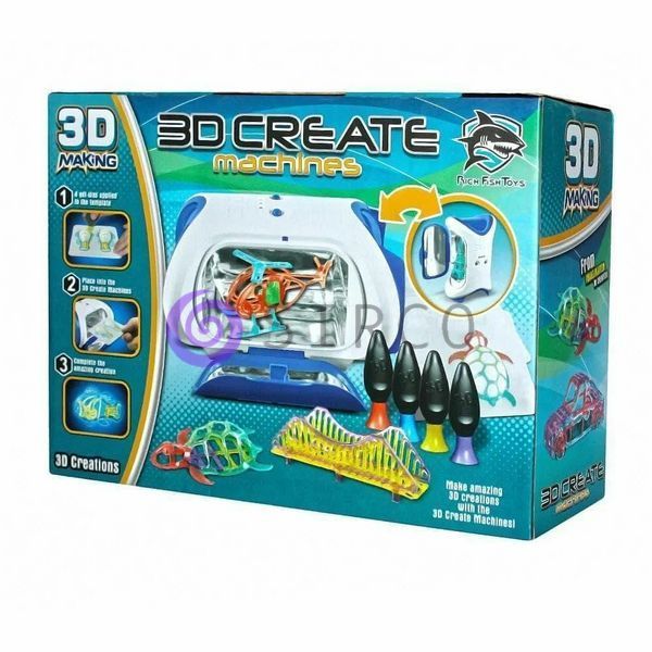 Дитячий принтер для створення об'ємних 3д моделей Create Machines (212) 03k12p089 фото
