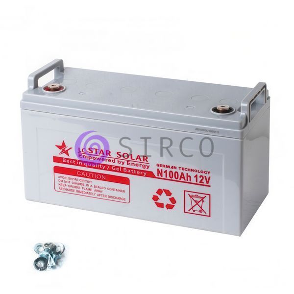 Гелевий акумулятор LC-Star Solar 100 Ah 12V (JS/775) 11k12p305v1 фото