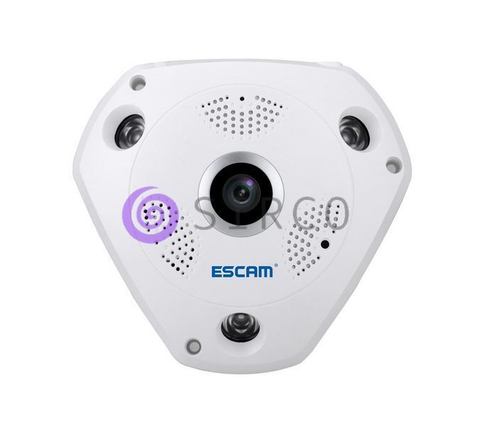 Потолочная панорамная камера видеонаблюдения MicroSD VR360 IPC CAMERA 1317VR WIFI (205) 11k05p036 фото