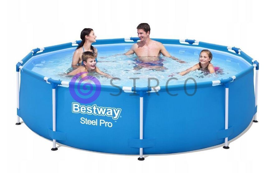 Каркасный круглый бассейн насосом-фильтром в комплекте BESTWAY 5612Е 8680л (LM) 02k12p042 фото