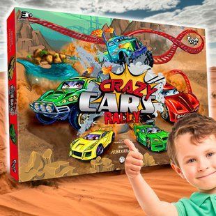 Детская настольная игра Crazy Cars Rally (IGR24) 03k02p013 фото