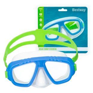 Детская защитная маска для плавания Bestway 22011 Голубой 02k10p450 фото