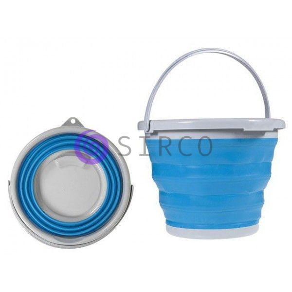 Ведро сложное 10 литров туристическое Collapsible Bucket (988) 01k02p233v6 фото