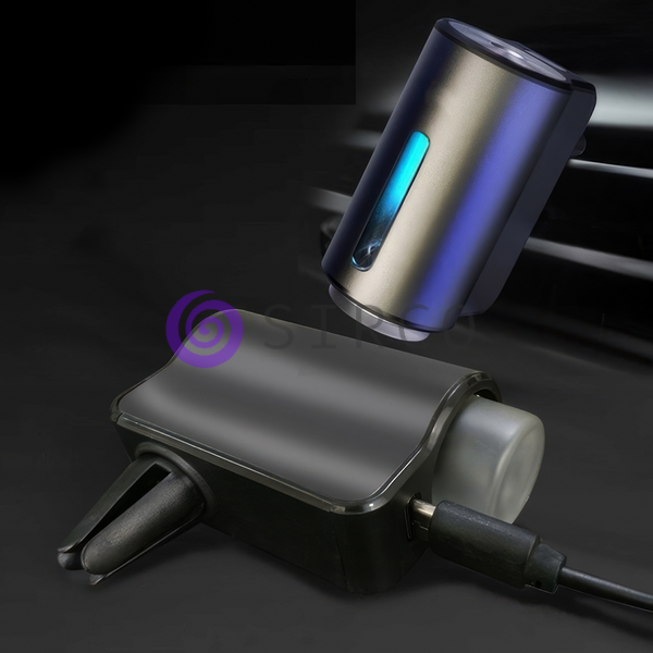 Автоматичний аромадифузор для авто INTELLIGENT CAR AROMA M80 з віброактивацією, 3 флакони по 10 мл (AX) 04k03p228v1 фото