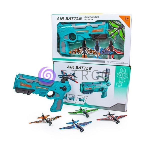 Пусковий пістолет катапульта з літаючими літаками Air Battle (237) 03k08p001 фото