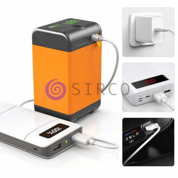 Портативний акумуляторний душ для кемпінгу 7500 mAh з дисплеєм температури, 6 режимів, USB, насос 3 л/хв(AMN) 02k02p166v3 фото