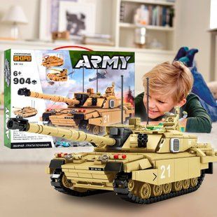 Детский игровой набор конструктор военная техника танк "KB 184" 904 детали (IGR24) 03k03p028 фото