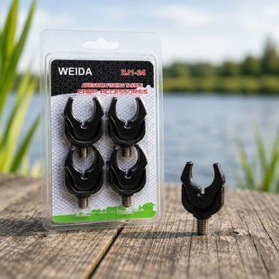 Тримач для вудилища Weida ZJT-04 комплект 4 штуки універсальна підставка на род-под, Чорний (5650) 02k04p576v1 фото