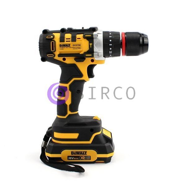 Бесщеточный набор 2в1 DeWalt 36V - Шуруповерт DCD796 и Болгарка DCG417N с поворотной функцией 09k01p218 фото
