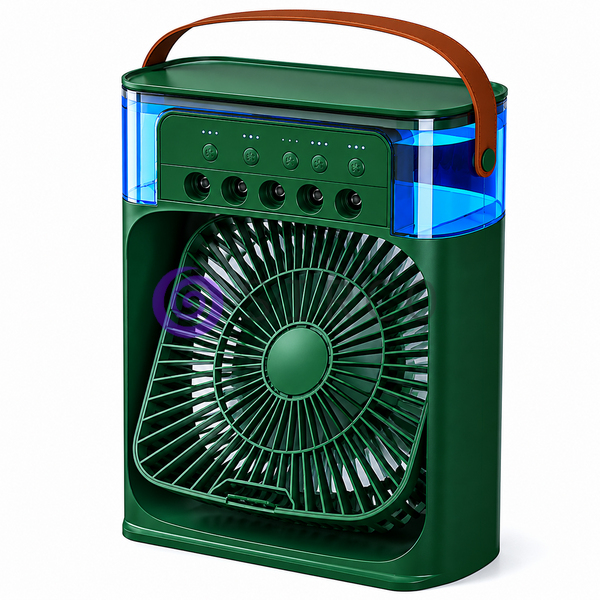 Портативный настольный мини кондиционер Arctic Air Cooler Fan ICE с подсветкой, 3 режима Зеленый (X26) 01k07p145v4 фото
