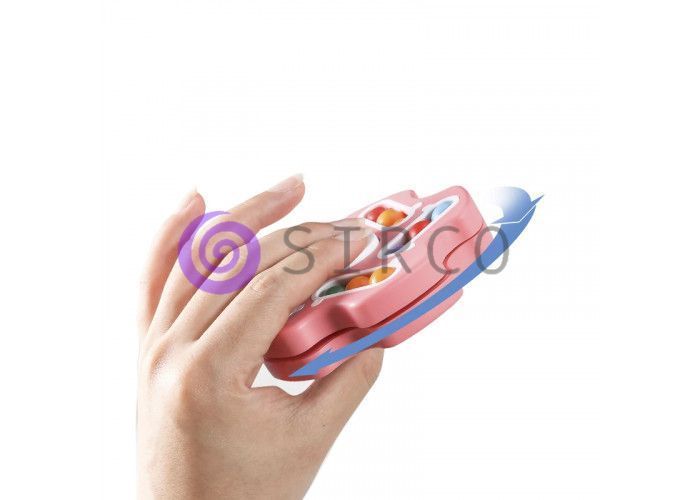 Игрушка головоломка антистресс с шариками Fidget Spinner Cube Розовая 03k05p190 фото