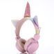 Беспроводные наушники с ушками Единорог с микрофоном Unicorn headset ah-805 11k01p077 фото 3