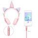 Беспроводные наушники с ушками Единорог с микрофоном Unicorn headset ah-805 11k01p077 фото 2
