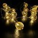 Новогодняя гирлянда Xmas Шарики 20 LED шариков 40 метров Золотое свечение 12k01p086 фото 2