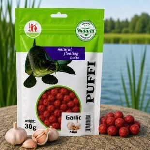 Рибальське повітряне тісто Grizzly Puffi FE 30 г Часник / Плаваюча наживка для мирної риби (5650) 02k04p577v1 фото