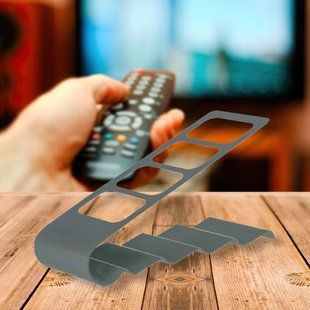 Металлическая подставка-органайзер для пультов Remote Controls Серая/205 01k04p020v3 фото