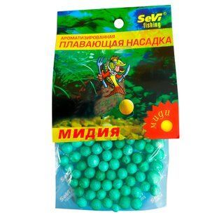 Ароматизована плавуча насадка з пінопласту SEVI fishing Мідія 02k04p121v4 фото