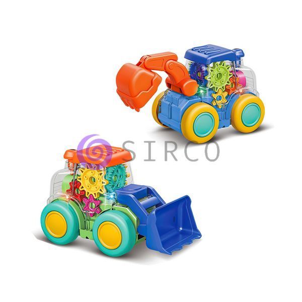 Музыкальная игрушка "Трактор" на батарейках/SR878-11/IGR24 03k10p086 фото