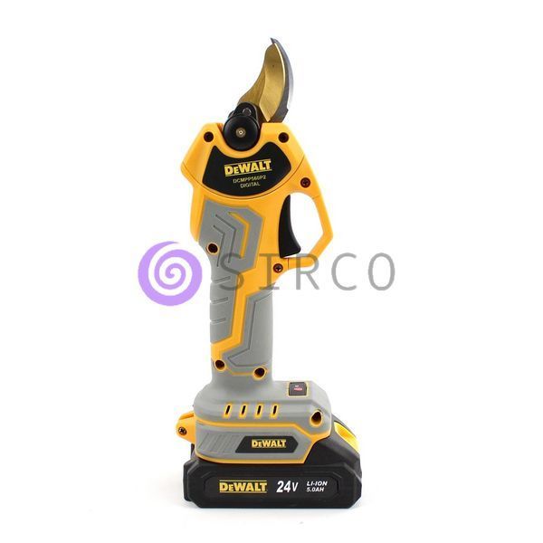 Акумуляторний секатор DeWalt DCMPP560P2 Digital (24V, 5AH) з екраном в кейсі 09k08p115 фото