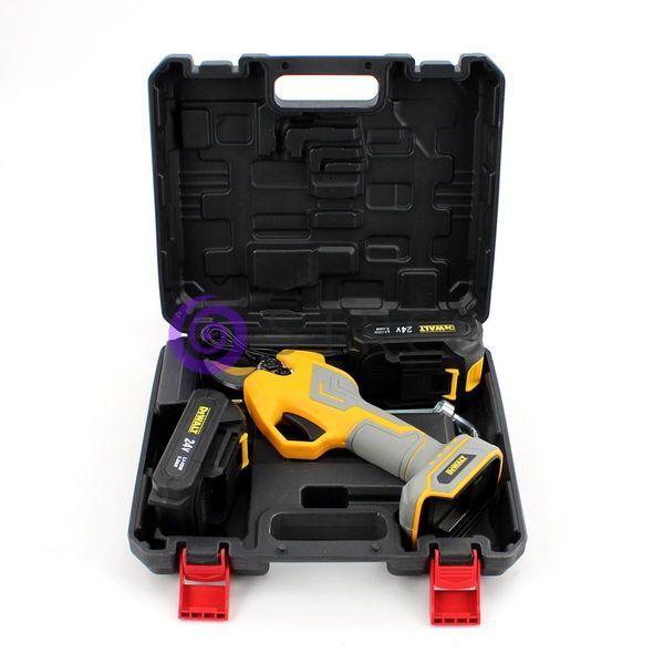 Акумуляторний секатор DeWalt DCMPP560P2 Digital (24V, 5AH) з екраном в кейсі 09k08p115 фото