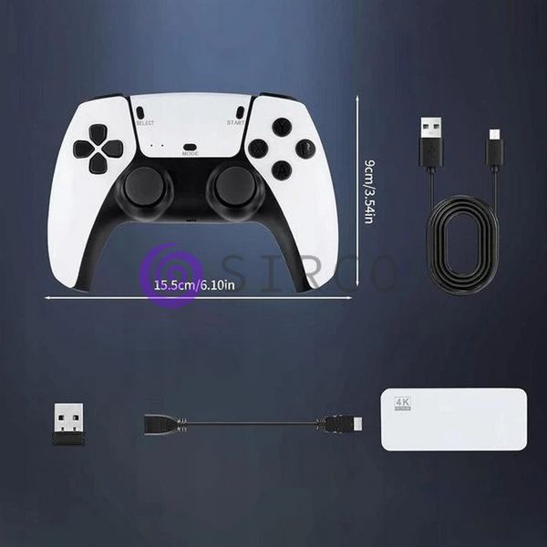 Ігрова консоль Game Stick M15 4K 20000 ігор 64GB HDMI з 2 бездротовими джойстиками/Приставка (Х26/4675) 11k10p081 фото