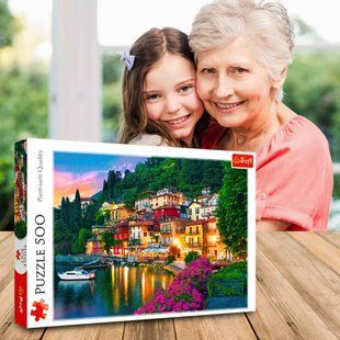Пазлы живописные &ndash; (500 эл.) &ndash; "Озеро Комо: Италия" 37290/ Trefl (SB) 03k19p170 фото