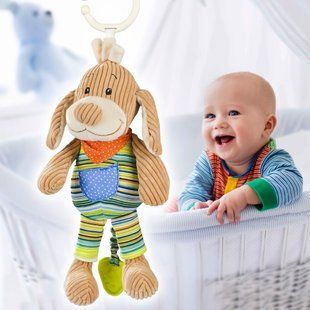 Детская развивающая мягкая музыкальная игрушка BabyOno "Собачка" (1124) (SB) 03k17p365 фото