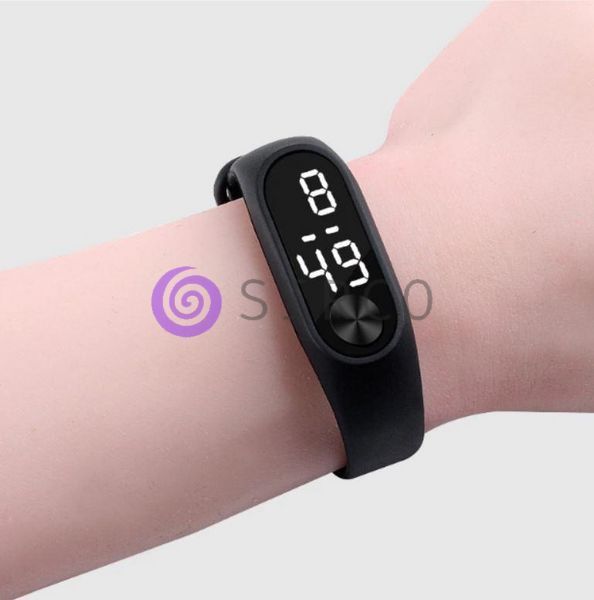 Ручний годинник Led Watch (№2) тільки чорні 11k08p017 фото