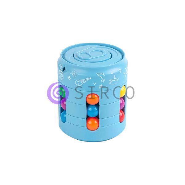 Головоломка банка антистресс Cans Spinner Cube синий / EL-2170 03k05p191v4 фото