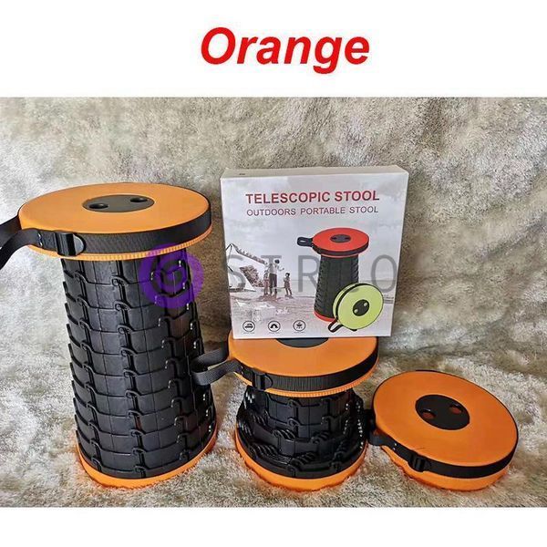 Складаний стілець Telescopic stool (розкладний телескопічний стілець) червоний (X05/1017) 02k01p007v9 фото