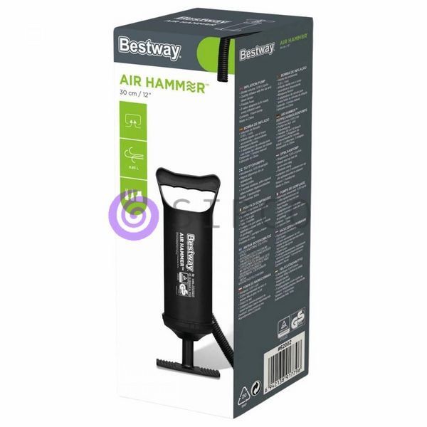 Ручной насос для надувных изделий BestWay 62002 Air Hammer 30 см (объем 0.85 л) (LM) 02k12p276v1 фото