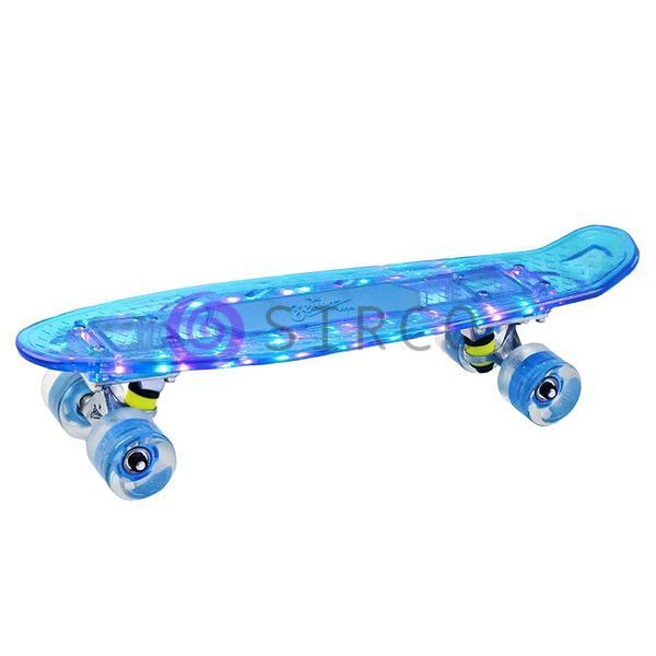 Скейт Penny Board светящиеся, Синий 13k03p001v2 фото