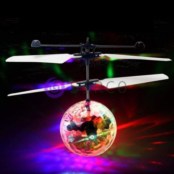 Игрушка летающий музыкальный шар &laquo;Flying Ball&raquo; Sensor Led подсветка с прочного пластика (В) 03k05p209 фото