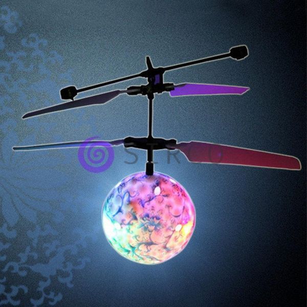 Игрушка летающий музыкальный шар &laquo;Flying Ball&raquo; Sensor Led подсветка с прочного пластика (В) 03k05p209 фото