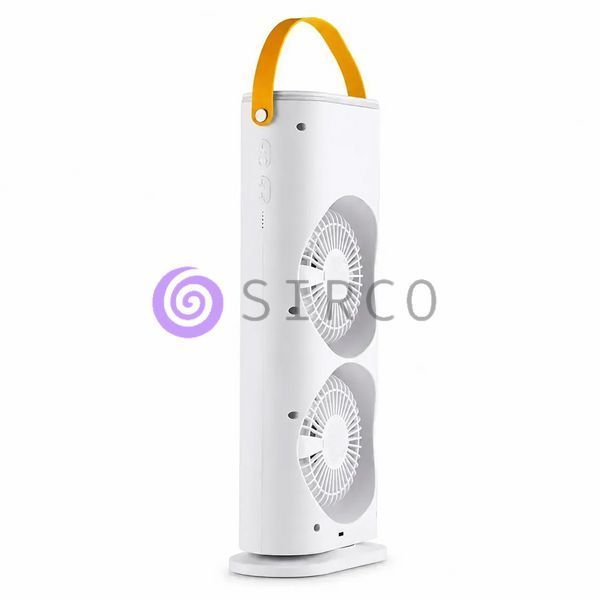 Настольный вентилятор Double-ended Spray Fan 3в1 с увлажнителем, LED-подсветкой, USB Type-C пульт ДУ (AX) 01k07p190v2 фото