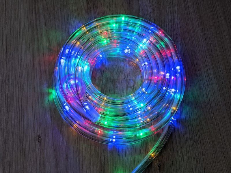 Новорічна вулична гірлянда Xmas Rope Light Дюралайт шланг Мульті (10 метрів) 12k01p005v1 фото