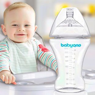 Бутылочка антиколиковая для детей от рождения 260 мл "Natural nursing" "BabyOno"/1451/SB 03k17p423 фото
